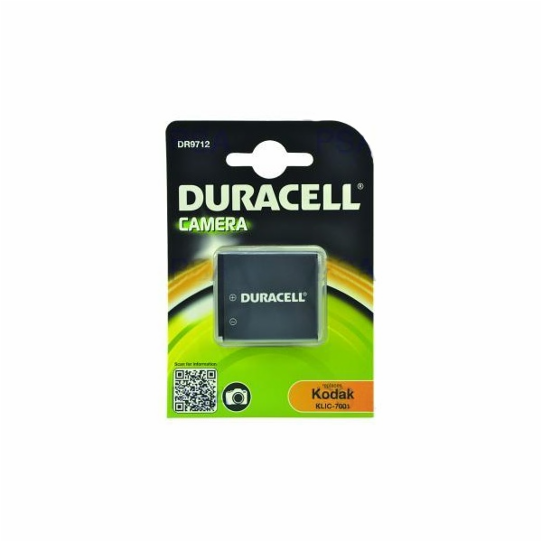 DURACELL Baterie - DR9712 pro Kodak KLIC-7001, černá, 700...