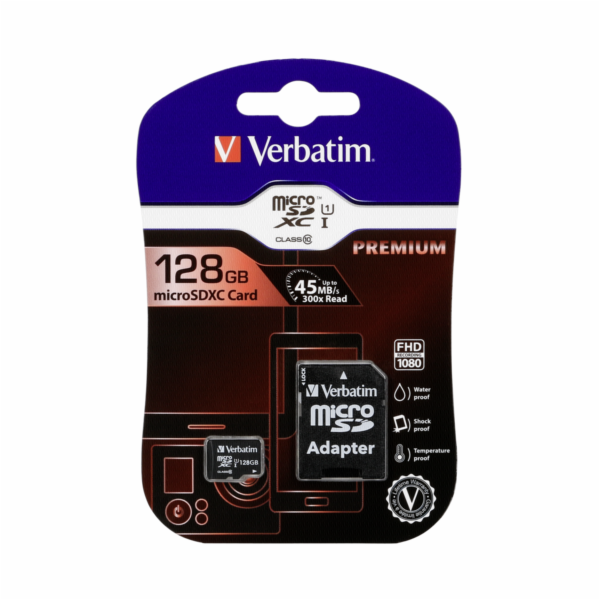 VERBATIM 44085 microSD 128GB class10