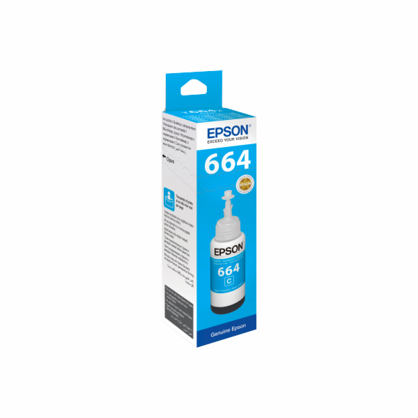 Epson inkoustová náplň L100/L200/L210/L355/L550 Cyan 70ml
