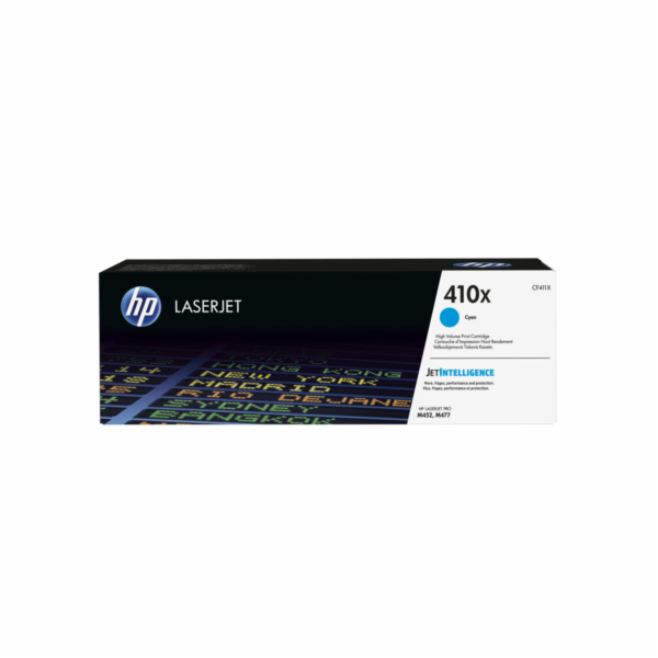 HP 410X Cyan LJ Toner Cart, str, CF411X