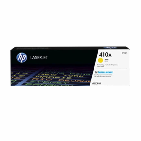 CF412A Žltá tonerová kazeta HP410A LaserJet