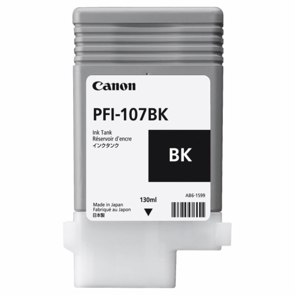 Canon cartridge PFI-107BK  (PFI107BK) / Black / 130ml