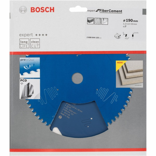 Pilový kotouč Bosch Expert na vláknitý cement, O 190 mm, 4Z