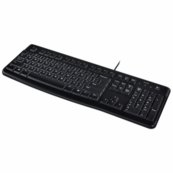 Logitech K120 - Klávesnice - USB - ruská