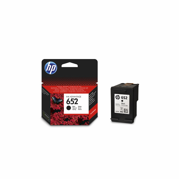 HP 652 originální inkoustová kazeta černá F6V25AE