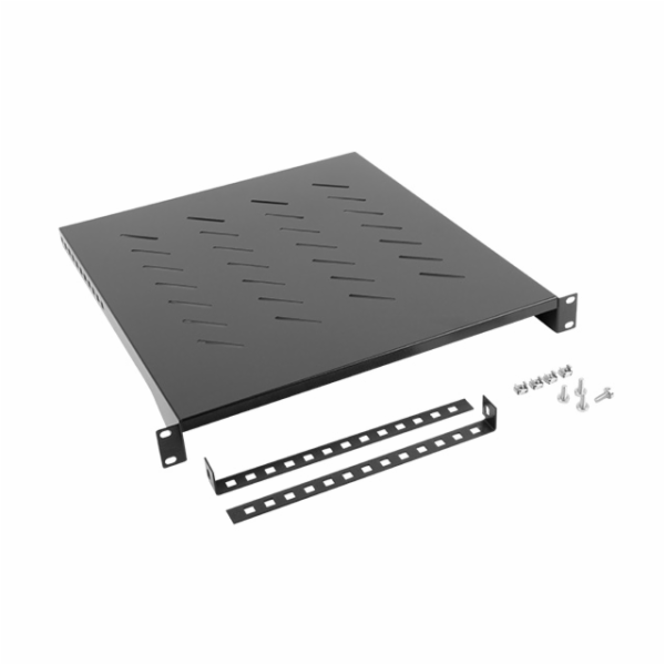 LANBERG 19" PEVNÁ POLICE 1U/483X500MM MAX. NOSNOST DO 25 ...