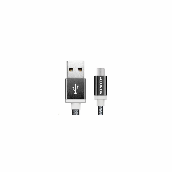 ADATA Micro USB kabel - USB A 2.0, 100cm, černý