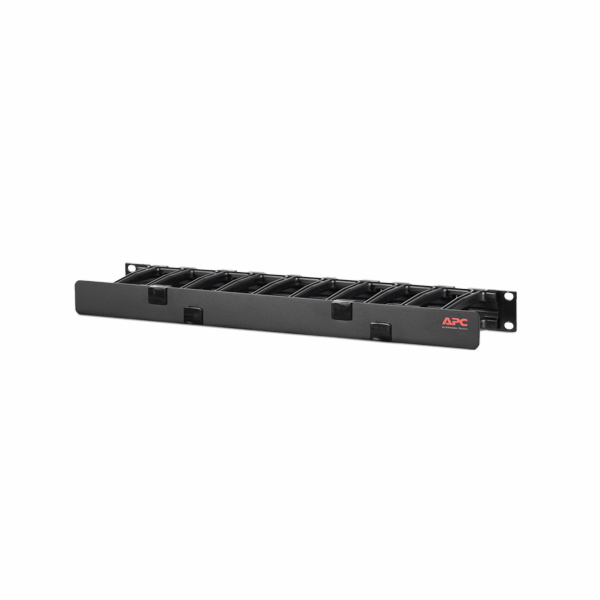 Horizontal Cable Manager, 1U Single Side w.Cover