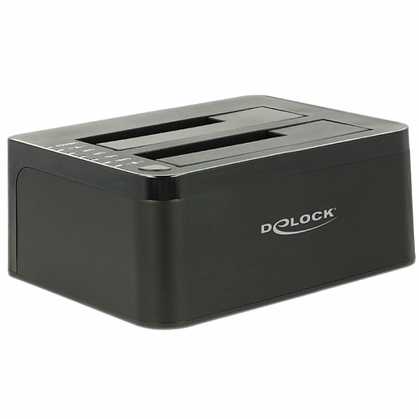 Delock Dual Docking Station SATA HDD > USB 3.0 with Clone...