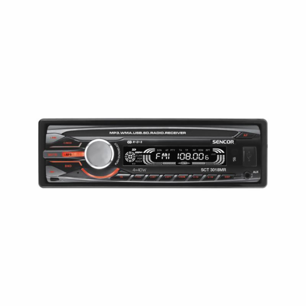SENCOR SCT 3018MR AUTORÁDIO S USB/SD/RDS SENCOR