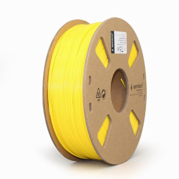 GEMBIRD Tisková struna (filament), ABS, 1,75mm, 1kg, žlutá