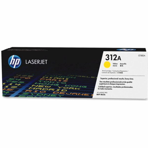 HP tisková kazeta CF382A žlutá, originál