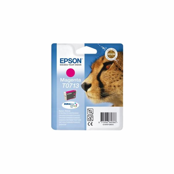 EPSON ink bar Singlepack Magenta T0713 DURABrite Ultra In...