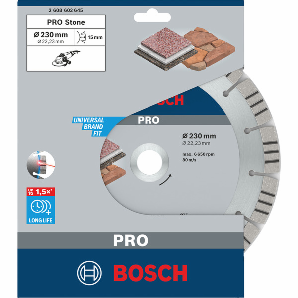 Bosch Powertools Diamantový řezný kotouč PRO Stone, O 230...