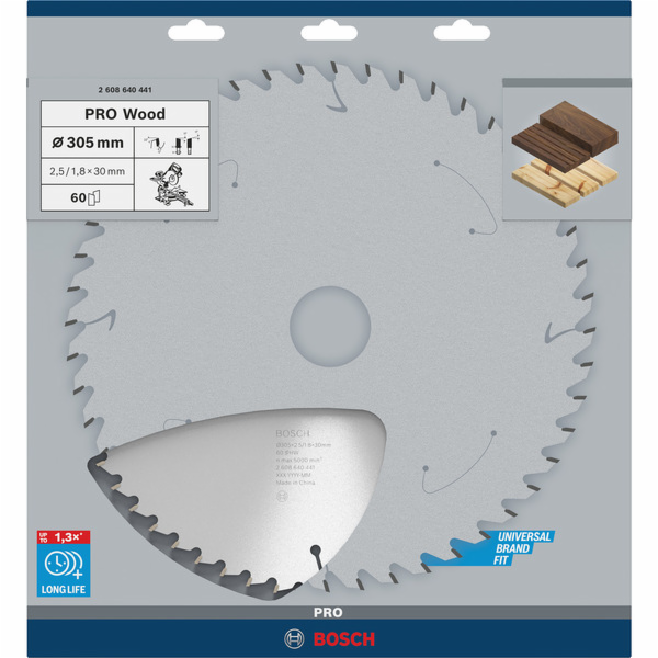 Bosch Powertools Kotouč do kotoučové pily PRO Wood, O 305...