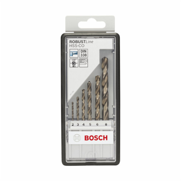 Bosch RobustLine HSS-Co 6-dilna sada vrtaku