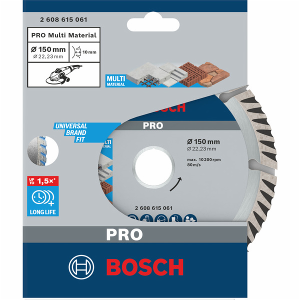 Bosch DIA-TS 150x22,23 UnivSpeed diamantovy delici kotouc