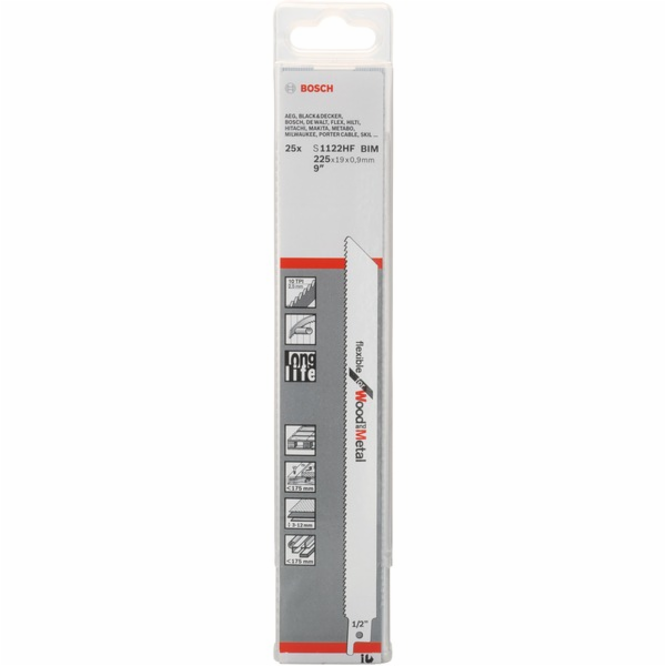 Bosch Powertools Flexibilní pilový list S 1122 HF pro oca...
