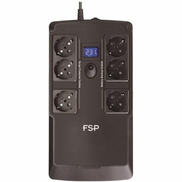 FSP UPS NanoFit 800 / USB / dotykový displej / 800VA / 480 W