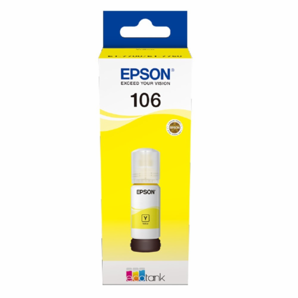 EPSON ink bar 106 EcoTank Yellow ink bottle
