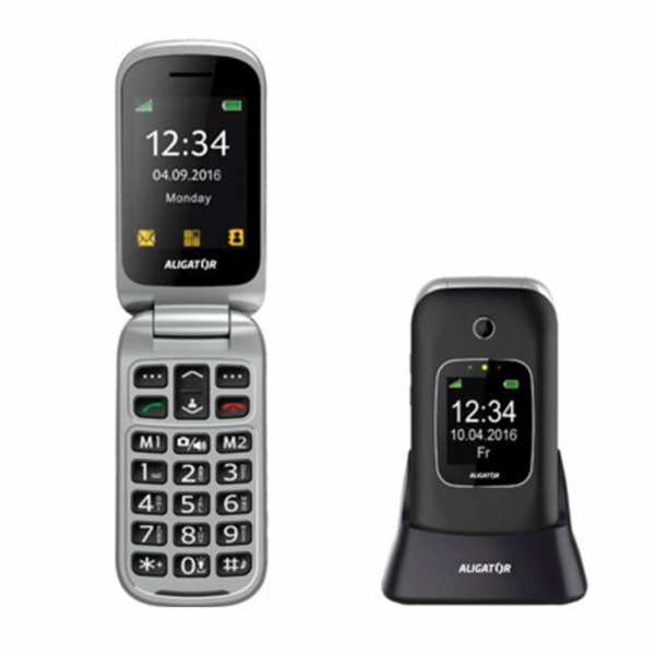 ALIGATOR V650 Senior černo-stříbrný+st.nab