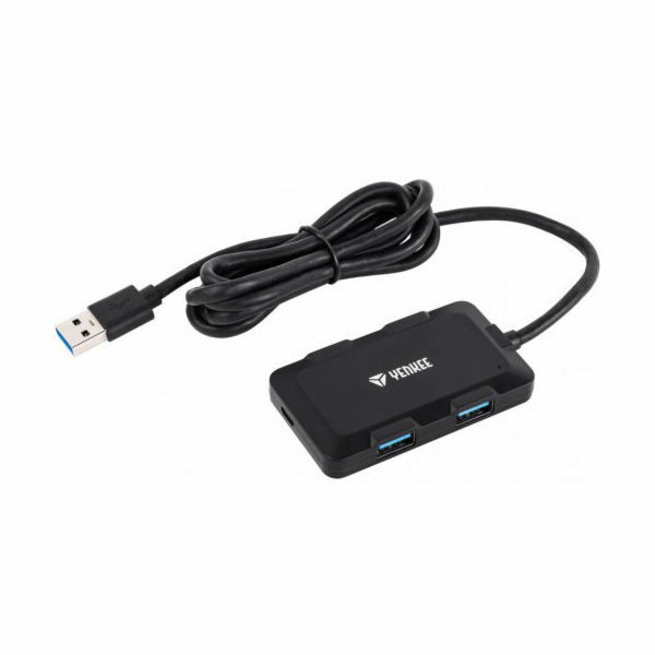 YENKEE YHB 4341BK Hub 4x USB 3.0 černý