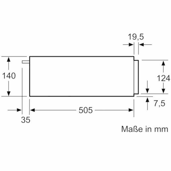 BOSCH BIC510NB0 Serie 6 Ohřevná zásuvka