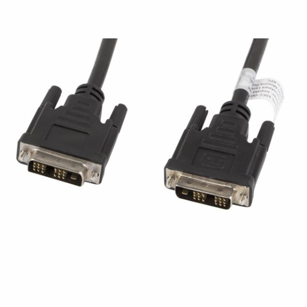 Lanberg DVI-D - DVI-D kabel 1,8m černý (CA-DVIS-10CC-0018...