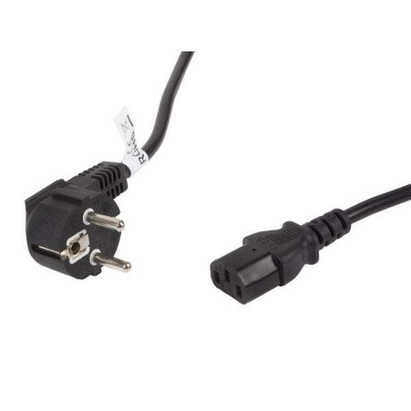 Lanberg CEE 7/7 - IEC 320 C13 napájecí kabel, 5m, černý (...