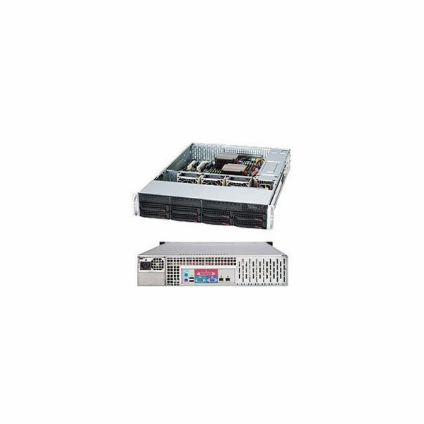 SUPERMICRO 2U chassis 8x 3,5" HS SAS3/SATA, 600W (80PLUS ...