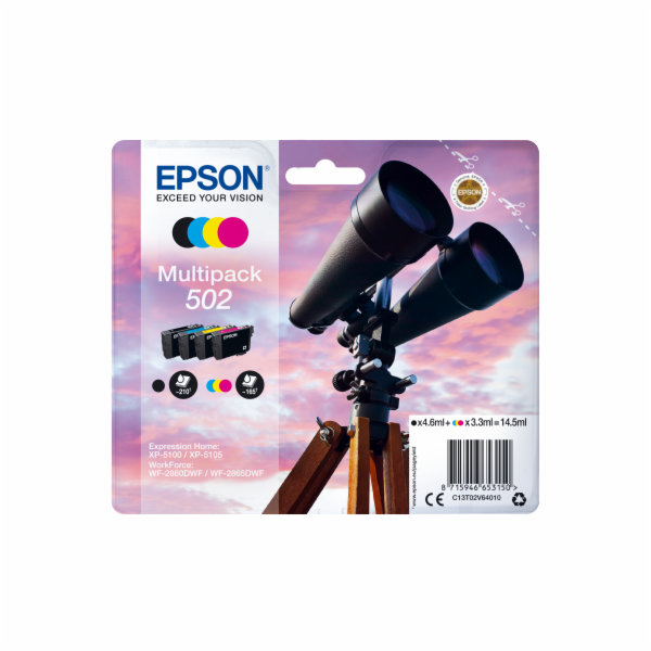 EPSON ink Multipack "Dalekohled" 4-colours 502 Ink