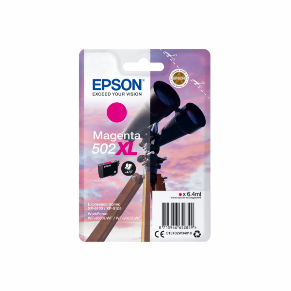 EPSON ink bar Singlepack "Dalekohled" Magenta 502XL Ink