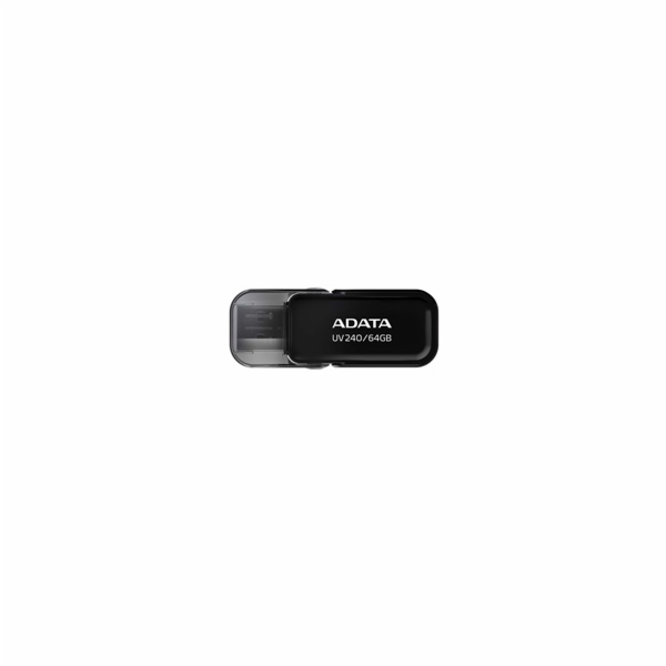 ADATA Flash Disk 64GB UV240, USB 2.0 Dash Drive, černá