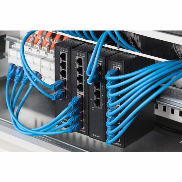 Digitus "Professional 483 mm (19") podpěra na DIN lištu, ...