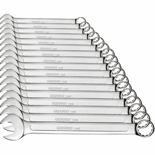 GEDORE red Ratchet Spanner Set  metric   17-pieces