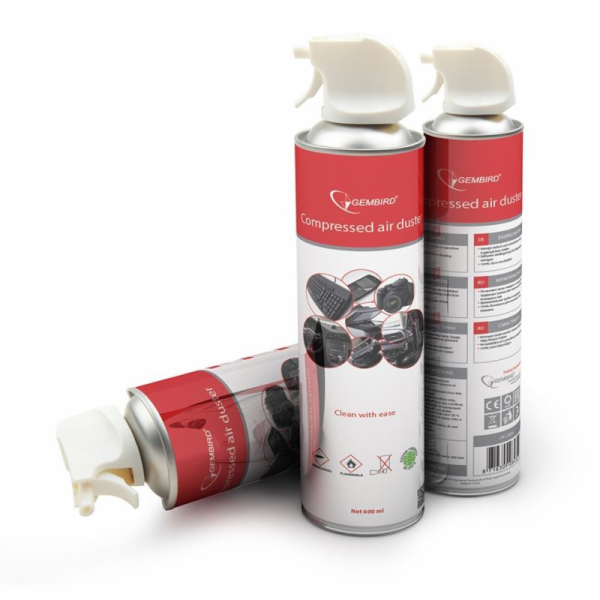 GEMBIRD Čistící spray, stlačený vzduch CK-CAD-FL600-01, 6...