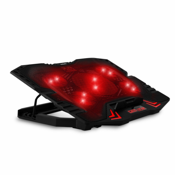 EVOLVEO Ania 5R, chladicí podstavec pro notebook, červené...