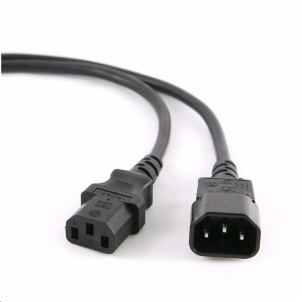 C-TECH Kabel síťový, prodlužovací, 1,8m VDE 220/230V napá...