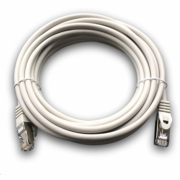 DATACOM Patch cord S/FTP CAT6A 5m šedý