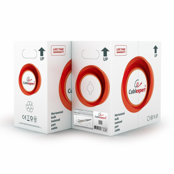 Gembird CAT6 FTP 100m síťový kabel Šedá F/UTP (FTP)