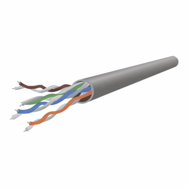Gembird patch kabel Cat6 UTP, 0.5 m, červený