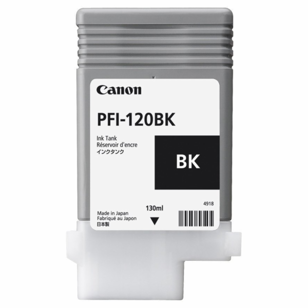 Canon cartridge PFI-120 Black (PFI120Bk)/Black/130ml