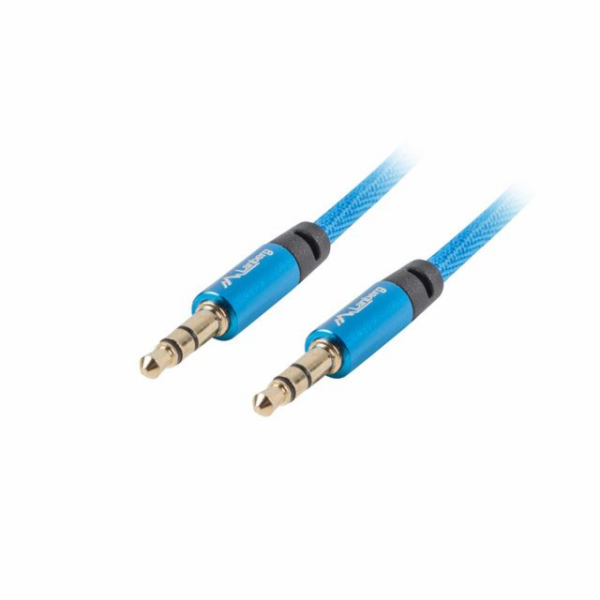Lanberg Jack 3,5mm - Jack 3,5mm 2m kabel modrý (CA-MJMJ-1...