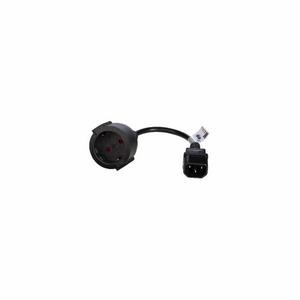 Akyga prodlužovací napájecí kabel CEE 7/4/C14 15cm 