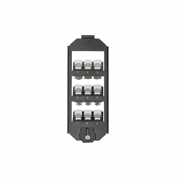 Digitus Bodentankhalter für Keystone Module, 3-fach (schw...
