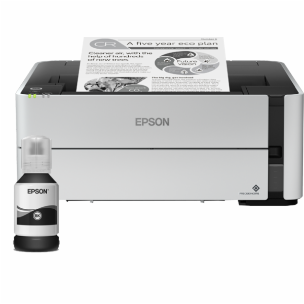EPSON tiskárna ink EcoTank Mono M1180, A4, 1200x2400dpi, ...
