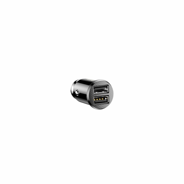 Autonabíječka Baseus Grain 2x USB 5V 3.1A (černá)