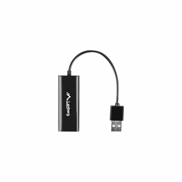 LANBERG USB->RJ45 ETHERNET ADAPTÉR SÍŤOVÁ KARTA  USB 2.0 ...