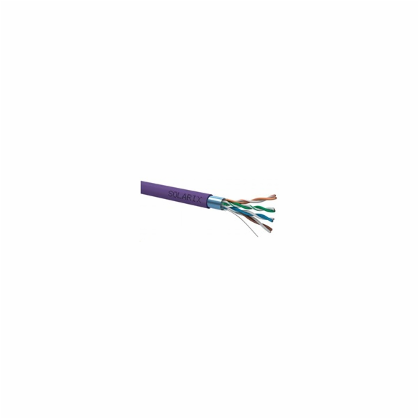 Solarix Kabel FTP LS0H drát c5e, 500m/reel, SXKD-5E-FTP-LS0H