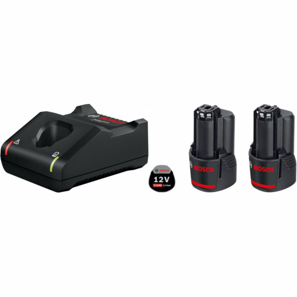 Bosch 2x 3.0Ah, GAL 12V-40 aku